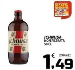 SpesaPiù Supermercati Ichnusa non filtrata offerta