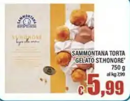 Top Supermercati Sammontana torta gelato St.Honore' offerta