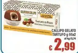 Top Supermercati Callipo gelato tartufo offerta