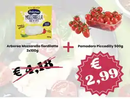 Top Supermercati Arborea Mozzarella fiordilatte offerta