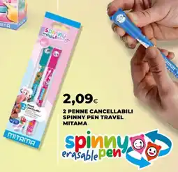 Unicoop Penne cancellabili spinny pen travel mitama offerta