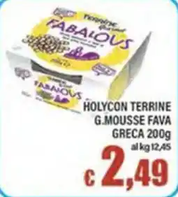 Top Supermercati Holycon terrine g.mousse fava greca offerta