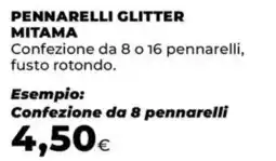 Unicoop Pennarelli glitter mitama offerta