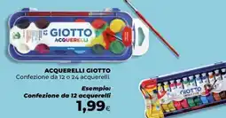 Unicoop Acquerelli Giotto offerta