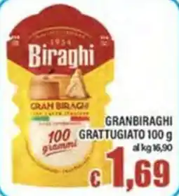 Top Supermercati Granbiraghi grattugiato offerta