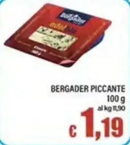 Top Supermercati Bergader piccante offerta