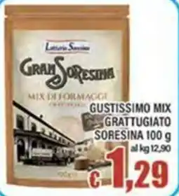 Top Supermercati Gran Sorensina mix di formaggi grattugiato offerta