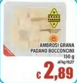Top Supermercati Ambrosi grana padano bocconcini offerta