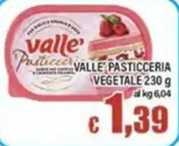 Top Supermercati Valle' Pasticceria Vegetale offerta