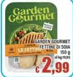 Top Supermercati Garden Gourmet le fettine di soia offerta