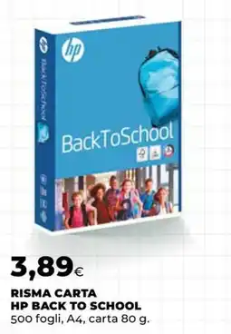 Unicoop Risma carta HP Back to School offerta