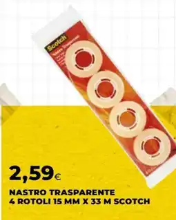 Unicoop Nastro trasparente Scotch offerta