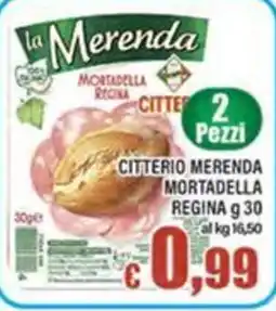 Top Supermercati la Merenda Mortadella Regina offerta