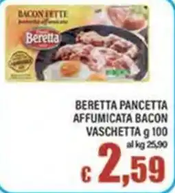 Top Supermercati Beretta pancetta affumicata bacon offerta