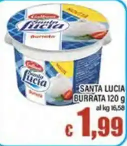 Top Supermercati Santa Lucia Burrata offerta