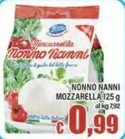 Top Supermercati Mozzarella Nonno Nanni offerta