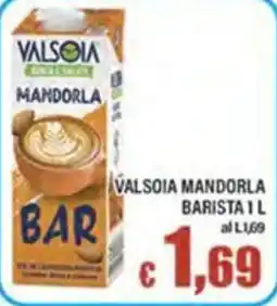 Top Supermercati Valsolia mandorla barista offerta