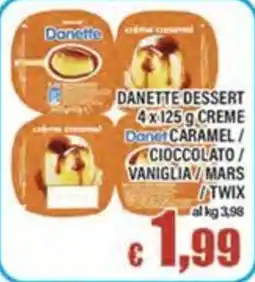 Top Supermercati Danette dessert offerta