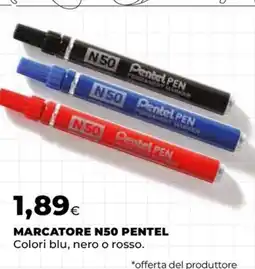Unicoop Marcatore N50 Pentel offerta