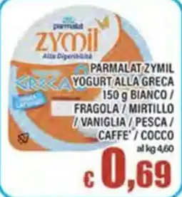 Top Supermercati Parmalat Zymil Yogurt alla greca offerta