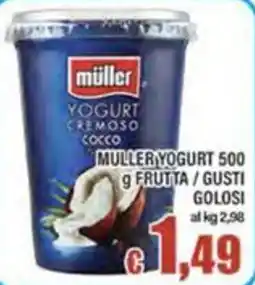 Top Supermercati Müller Yogurt cremoso cocco offerta