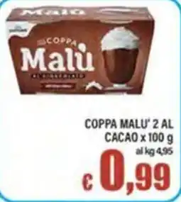 Top Supermercati Coppa Malù al cacao offerta