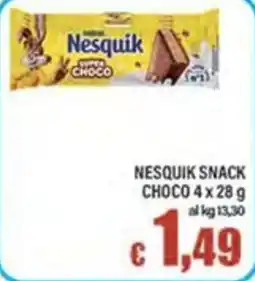 Top Supermercati Nesquik snack choco offerta