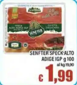 Top Supermercati Senfter Speck Alto Adige IGP offerta