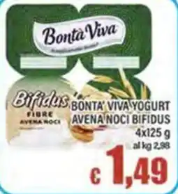 Top Supermercati Bonta' Viva Yogurt Avena Noci Bifidus offerta