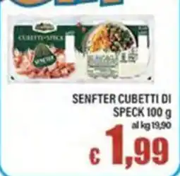 Top Supermercati Senfter cubetti di speck offerta