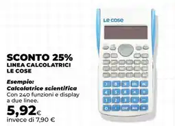 Unicoop Calcolatrice scientifica Le cose offerta