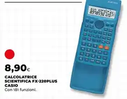 Unicoop Calcolatrice scientifica fx-220plus casio offerta