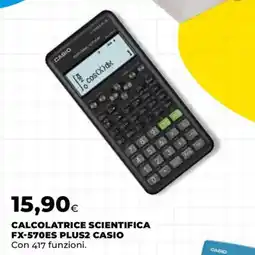 Unicoop Calcolatrice scientifica FX-570ES Plus2 Casio offerta