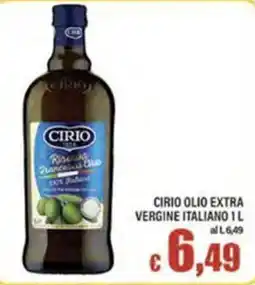 Top Supermercati Cirio olio extra vergine italiano offerta