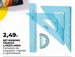 Unicoop Set disegno tecnico Arda offerta