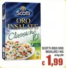 Top Supermercati Scotti Riso Oro Insalate Classiche 10' offerta