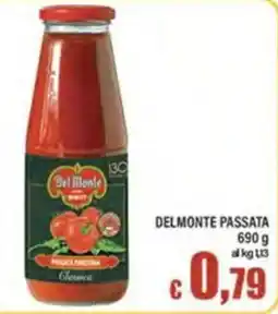 Top Supermercati Del Monte passata offerta