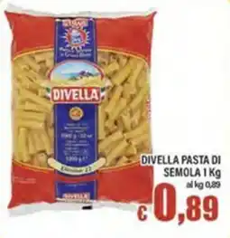 Top Supermercati Divella pasta di semola offerta