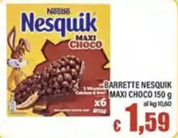 Top Supermercati Barrette Nesquik Maxi Choco offerta