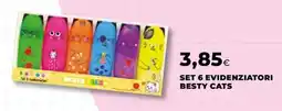 Unicoop Besty Cats Evidenziatori Set offerta