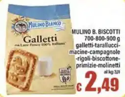 Top Supermercati Mulino Bianco Galletti offerta
