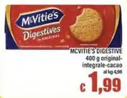 Top Supermercati McVitie's Digestives offerta