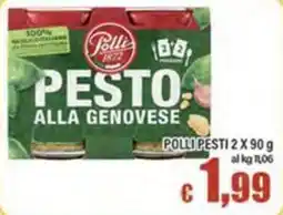 Top Supermercati Pesto alla genovese Pollì offerta