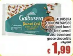 Top Supermercati Galbusera Frollini offerta