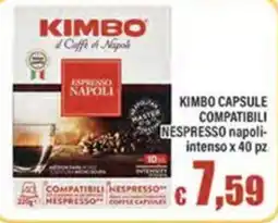 Top Supermercati Kimbo Espresso Napoli offerta