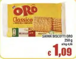 Top Supermercati Saiwa biscotti oro classico offerta