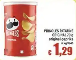 Top Supermercati Pringles patatine original offerta