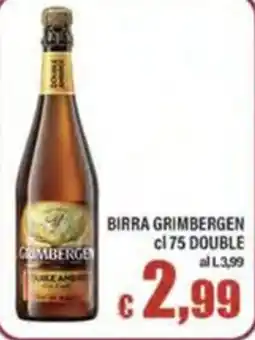 Top Supermercati Birra Grimbergen Double Amber offerta