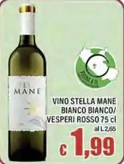 Top Supermercati Vino Stella Mane offerta