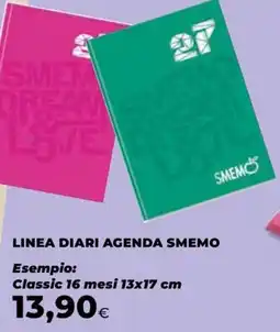 Unicoop Diari agenda Smemo offerta